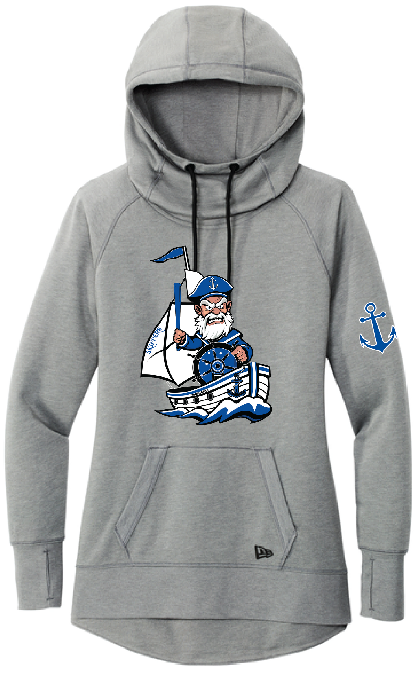 Baseball Women's New Era Mid-Weight Tri-Blend Hoodie