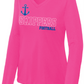 Show Your Pink Women's Long Sleeve Competitor Performance V-Neck Tee