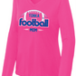 Show Your Pink Women's Long Sleeve Competitor Performance V-Neck Tee