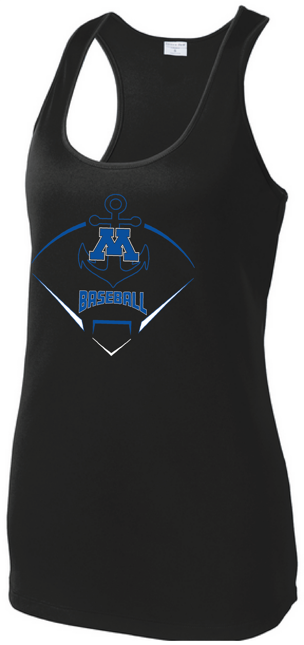 Baseball Women's Performance Racerback Tank