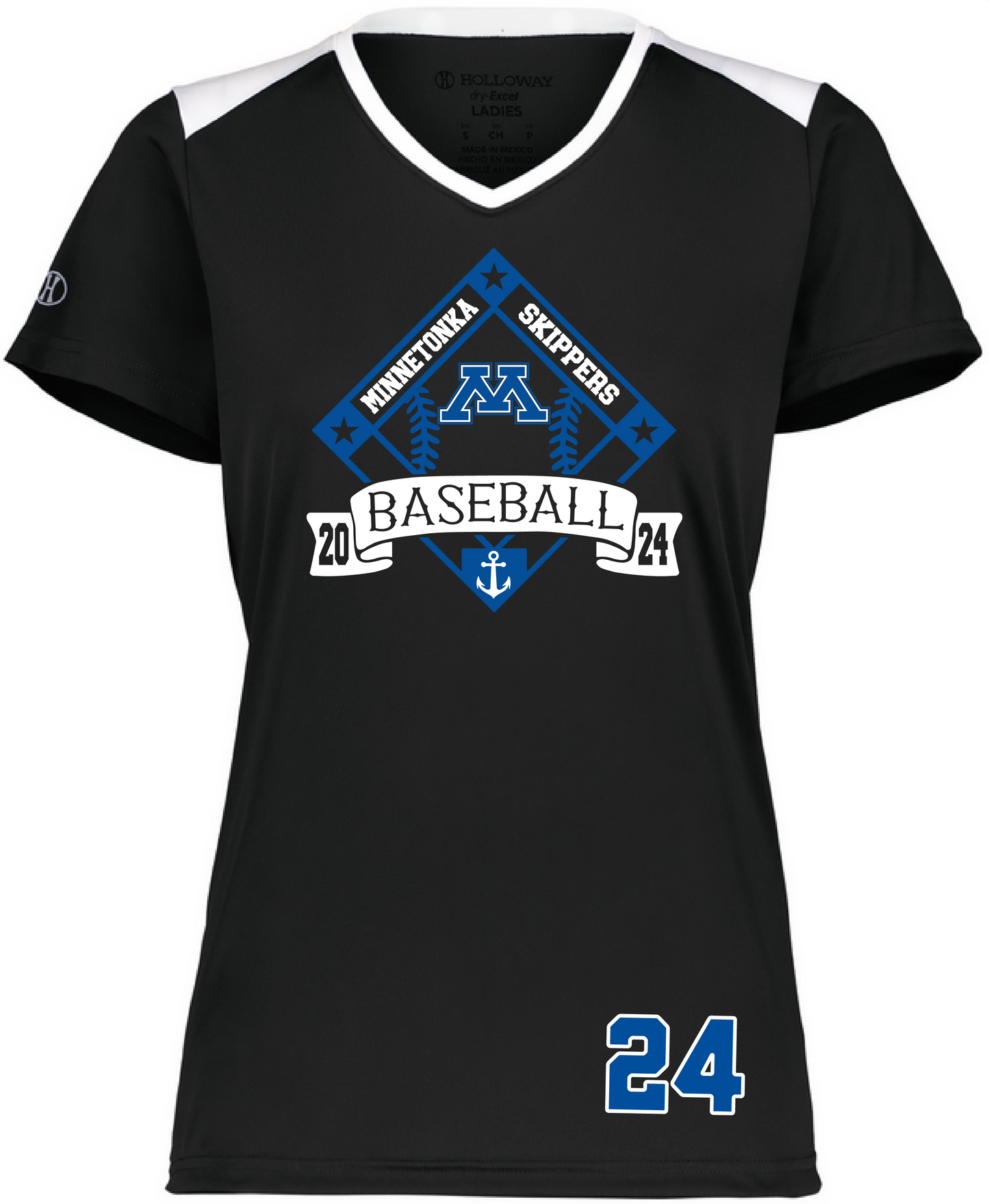 Baseball Women's Color-Block Performance Tee