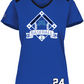 Baseball Women's Color-Block Performance Tee