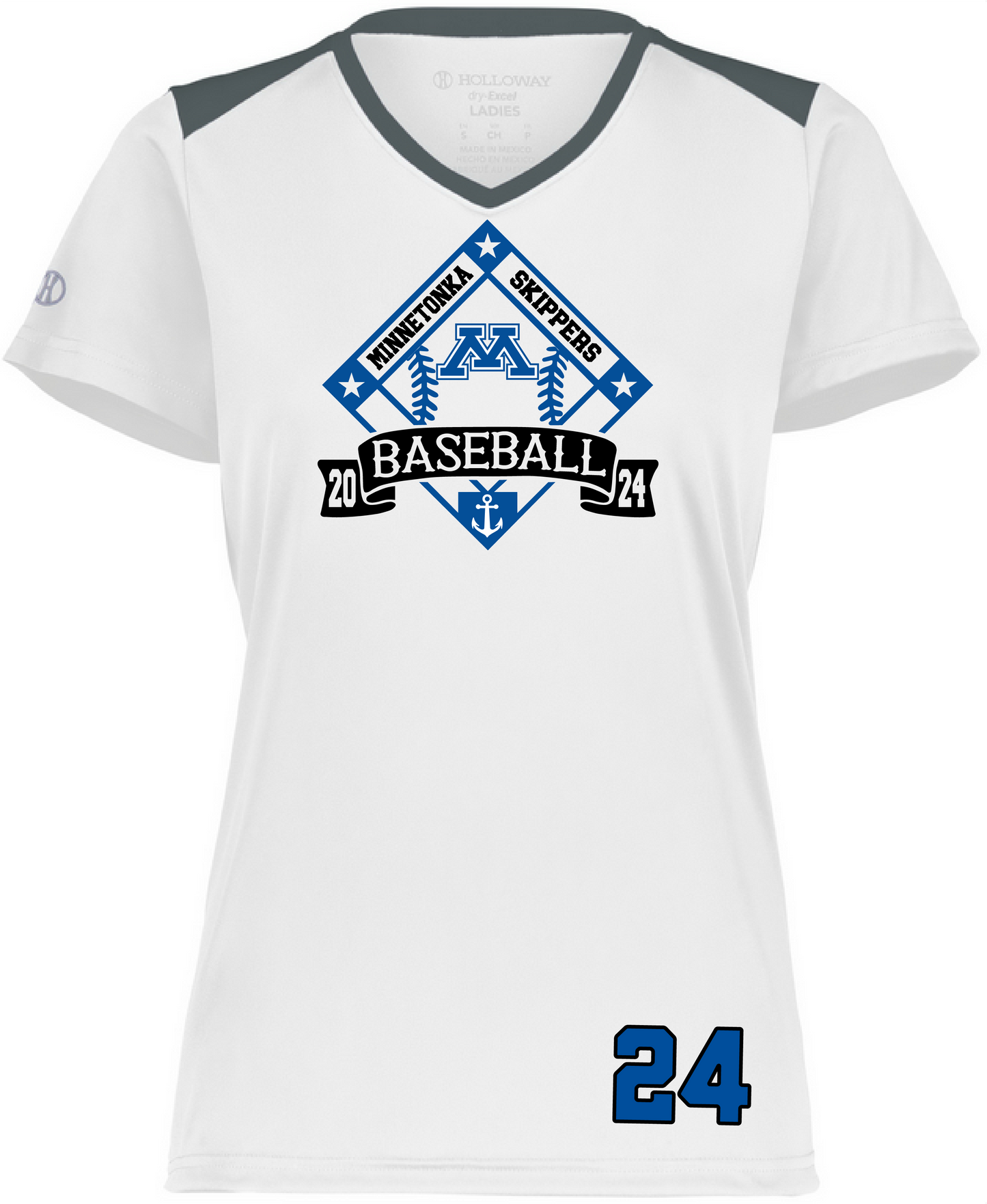 Baseball Women's Color-Block Performance Tee