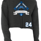 Baseball Women's Cropped Fleece Hoodie