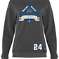 Baseball Women's Heathered Crewneck Sweatshirt