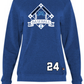 Baseball Women's Heathered Crewneck Sweatshirt