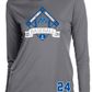 Baseball Women's Solid Color Performance Long Sleeve Tee