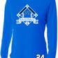 Baseball Women's Solid Color Performance Long Sleeve Tee