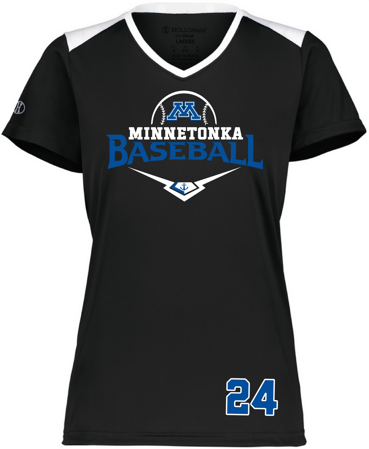 Baseball Women's Color-Block Performance Tee