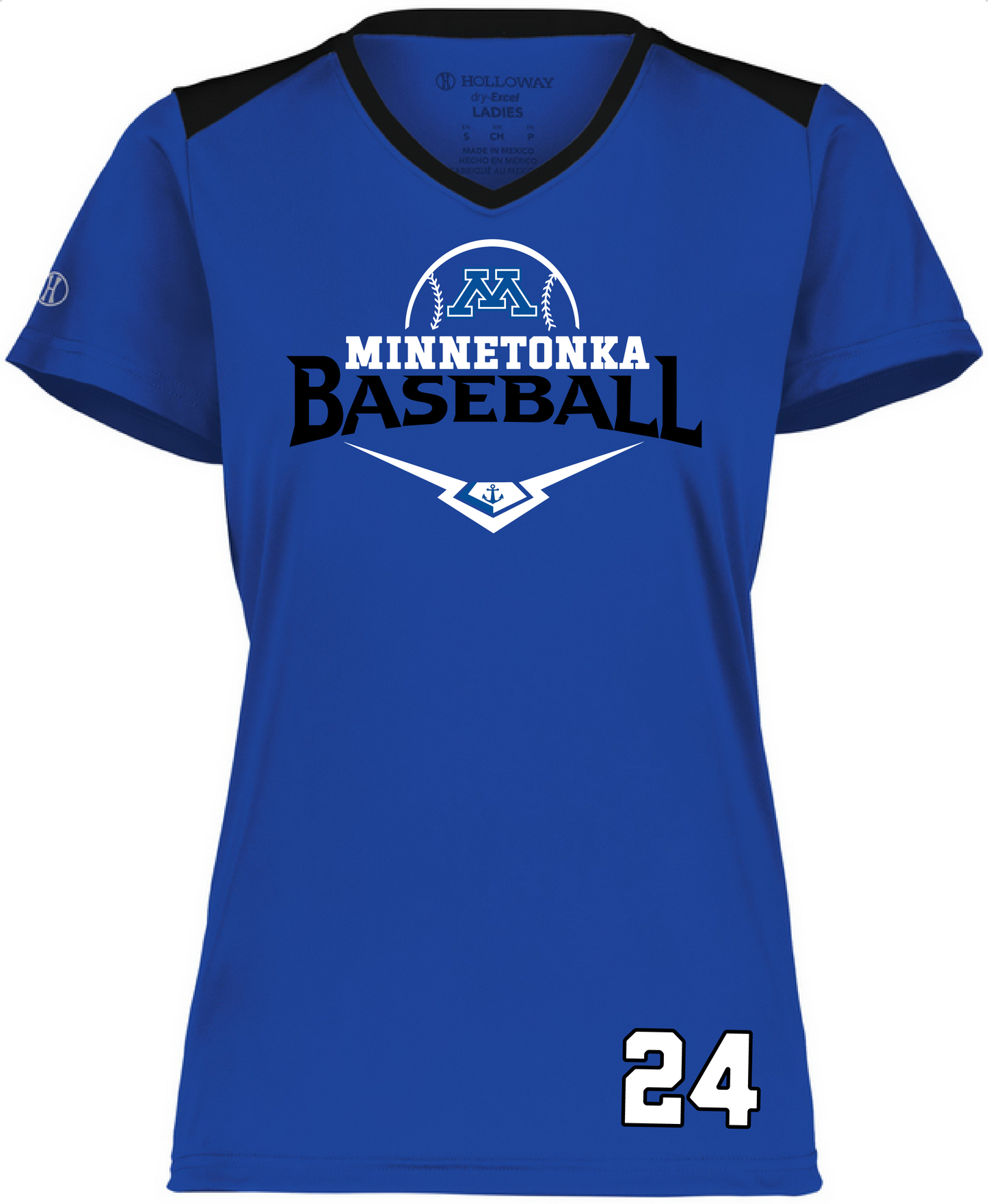 Baseball Women's Color-Block Performance Tee