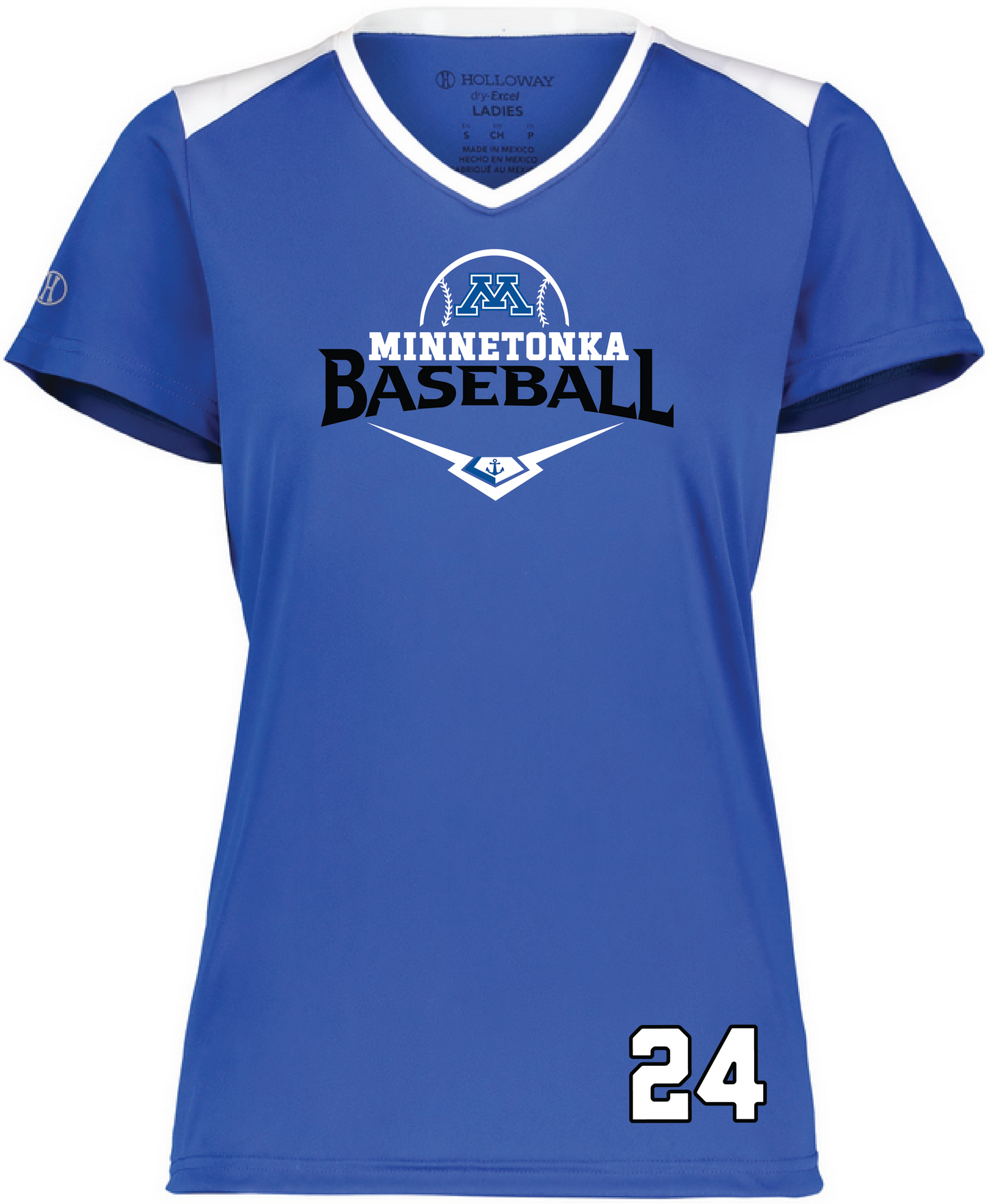 Baseball Women's Color-Block Performance Tee