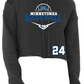 Baseball Women's Cropped Fleece Hoodie