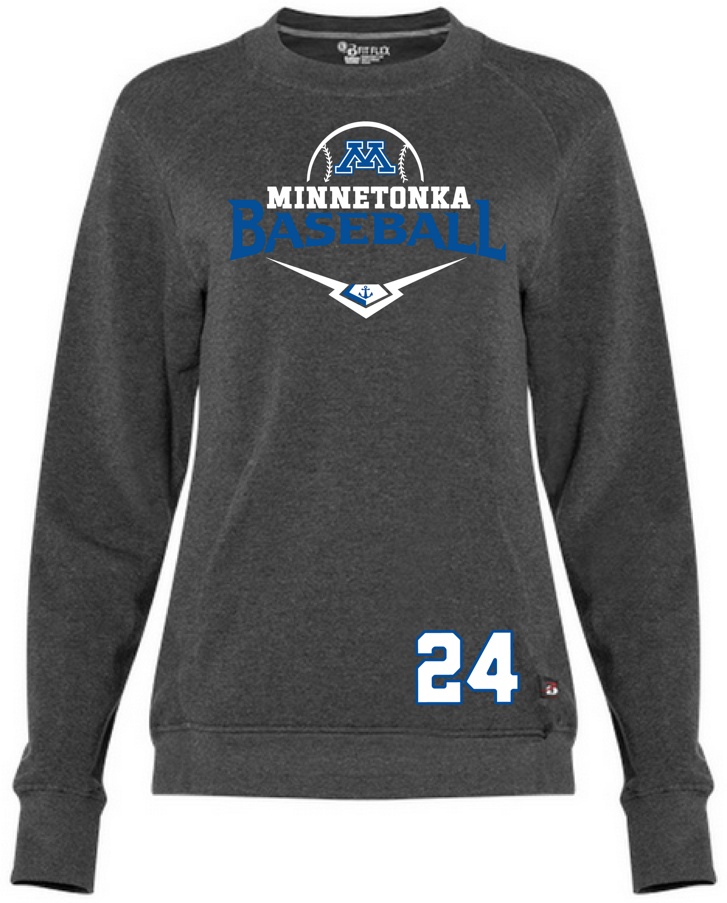 Baseball Women's Heathered Crewneck Sweatshirt