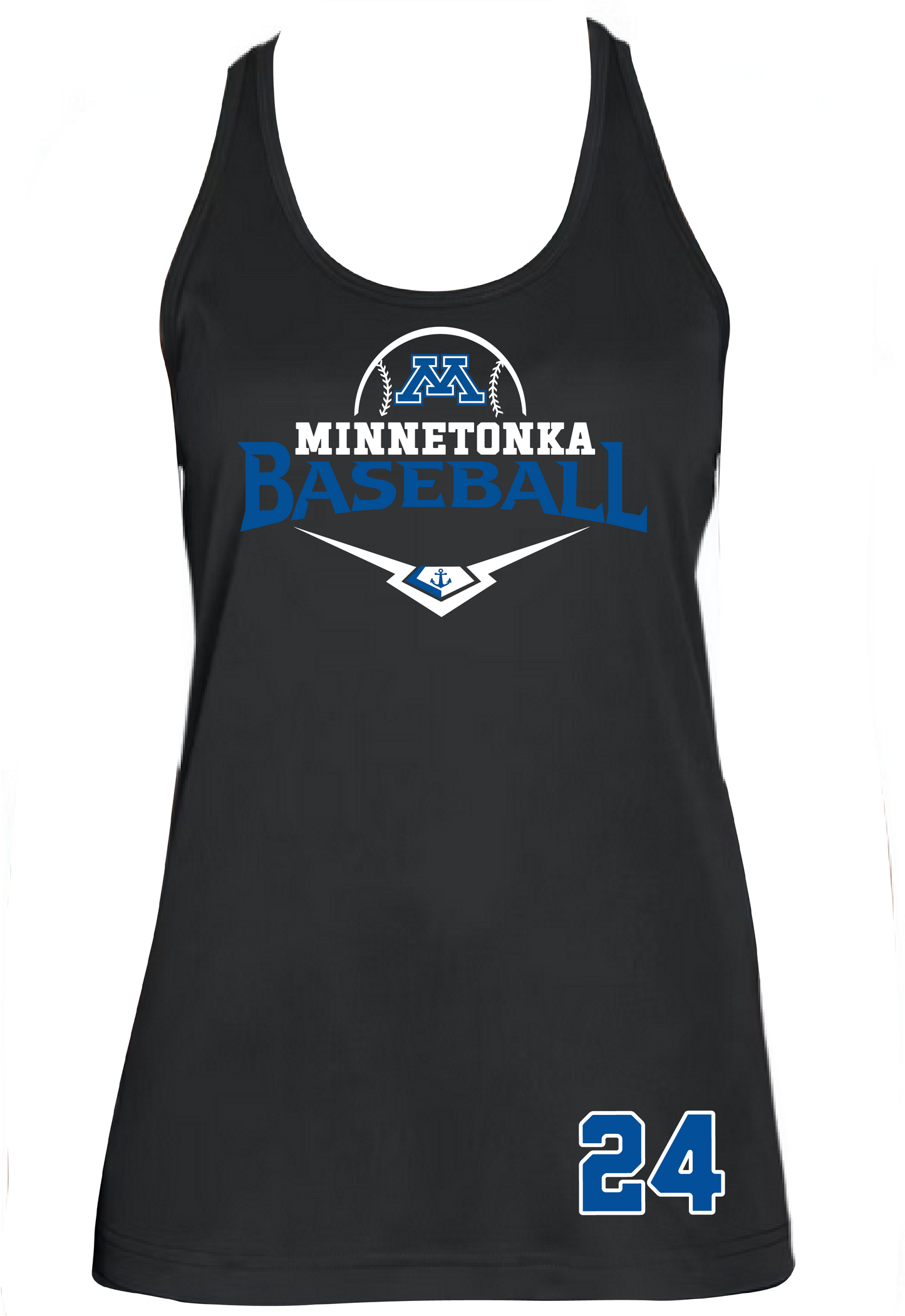 Baseball Women's Racerback Performance Tank