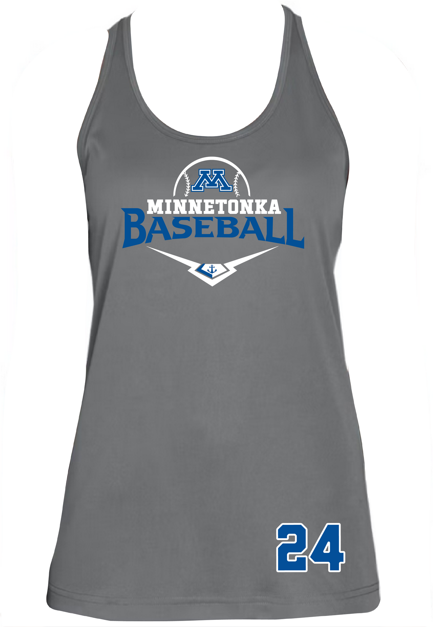 Baseball Women's Racerback Performance Tank