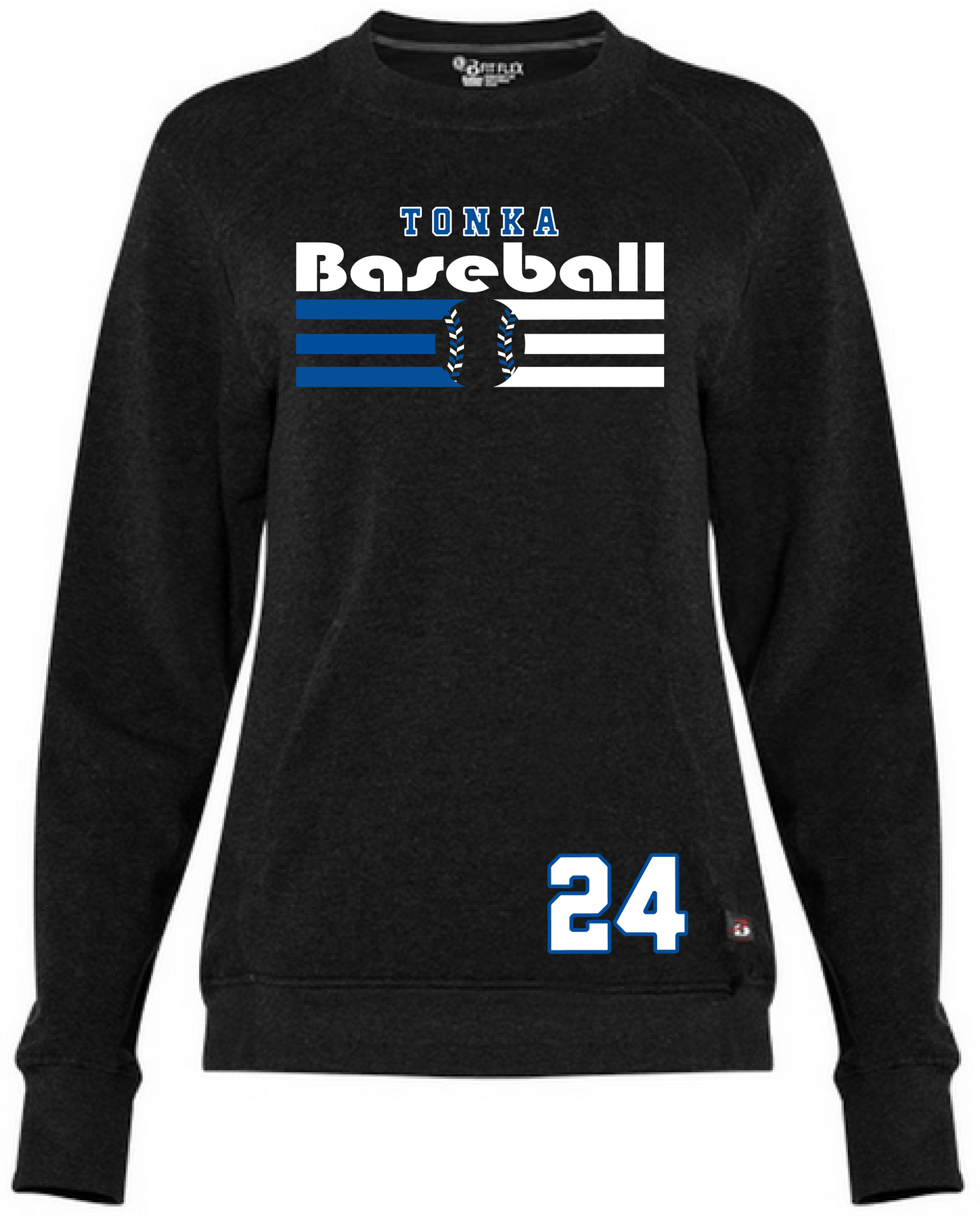 Baseball Women's Heathered Crewneck Sweatshirt