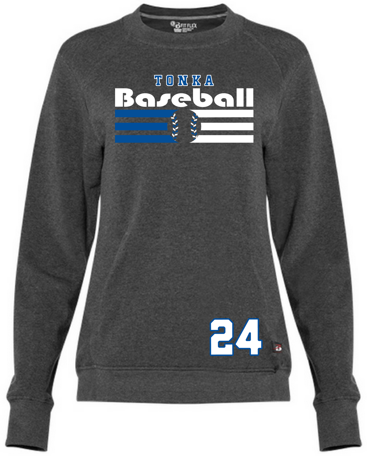 Baseball Women's Heathered Crewneck Sweatshirt