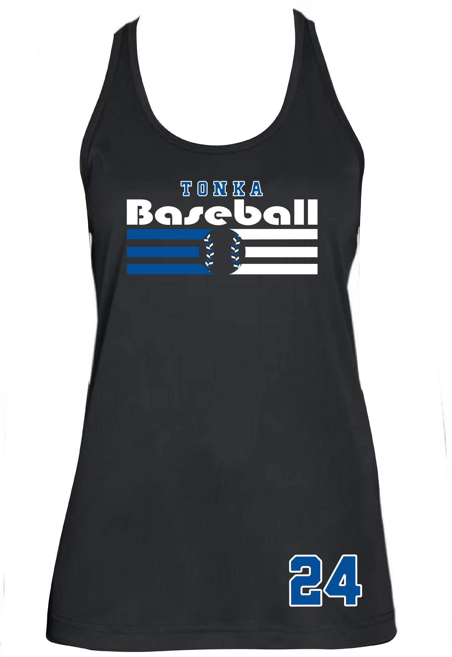 Baseball Women's Racerback Performance Tank