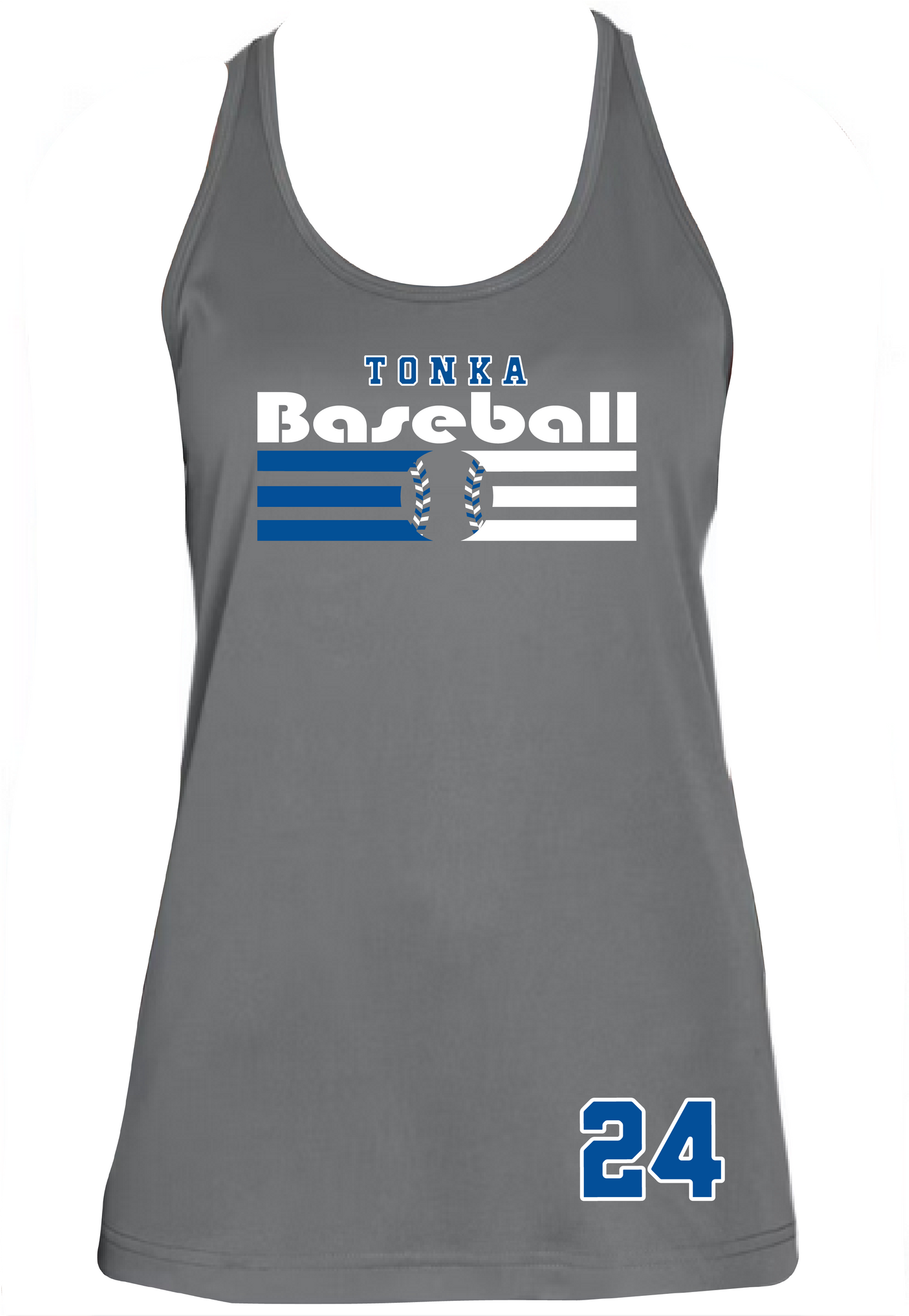 Baseball Women's Racerback Performance Tank