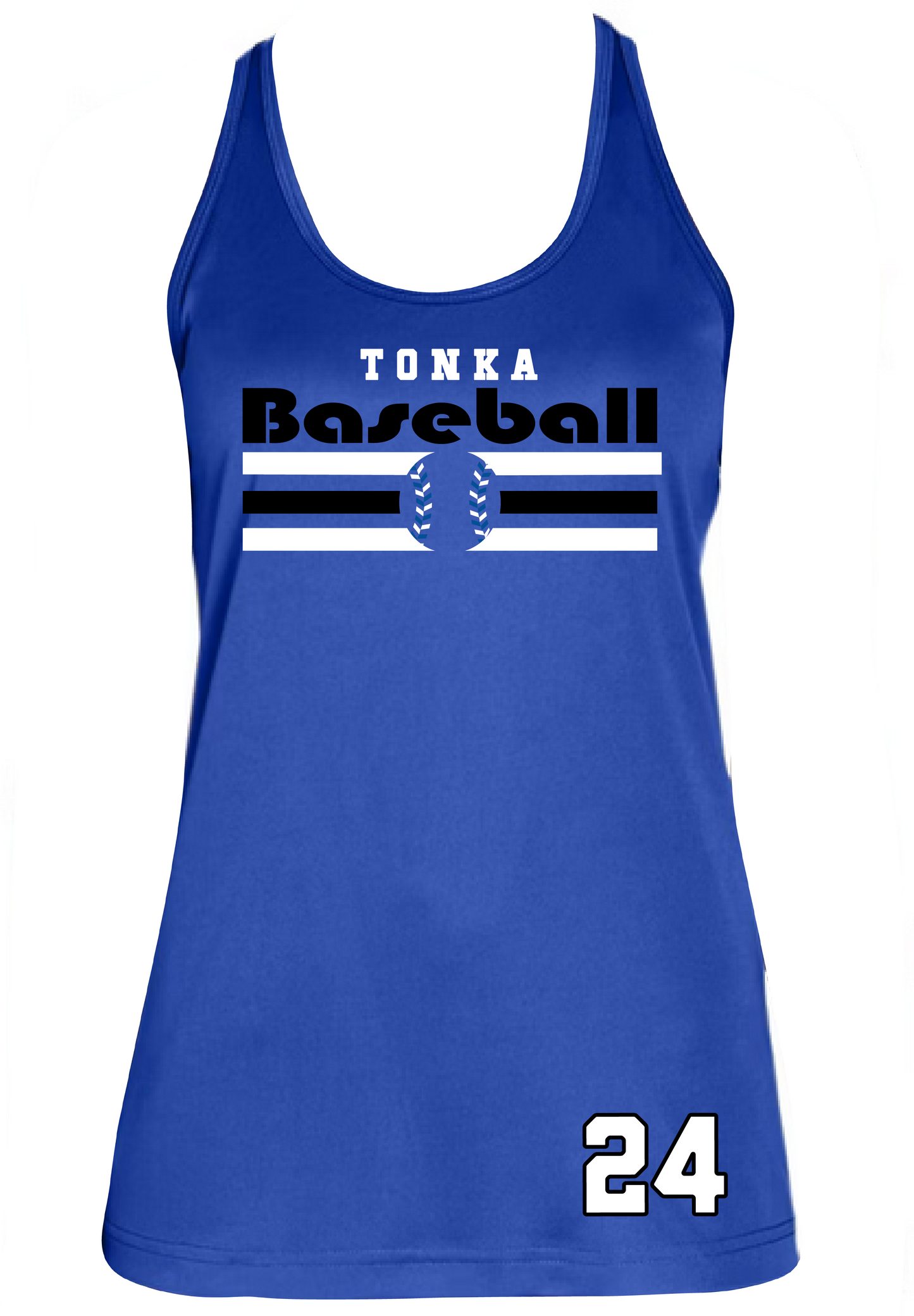 Baseball Women's Racerback Performance Tank