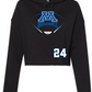 Baseball Women's Cropped Fleece Hoodie