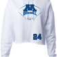 Baseball Women's Cropped Fleece Hoodie