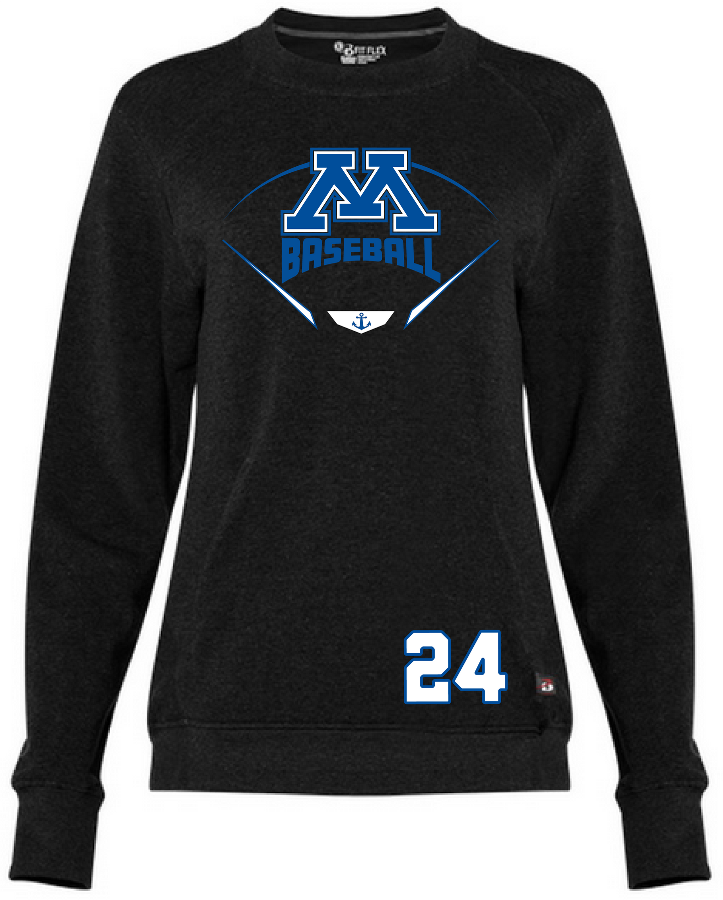 Baseball Women's Heathered Crewneck Sweatshirt