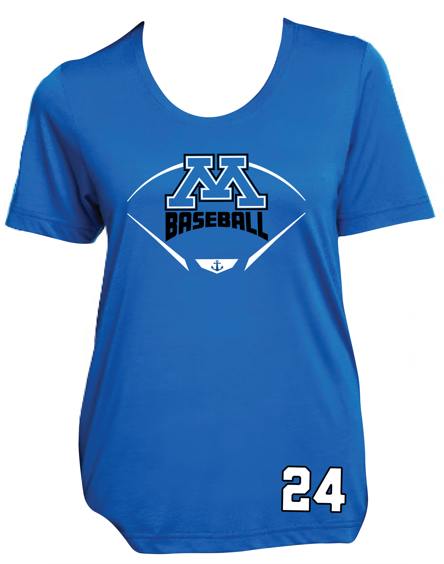 Baseball Women's Soft Performance Tee