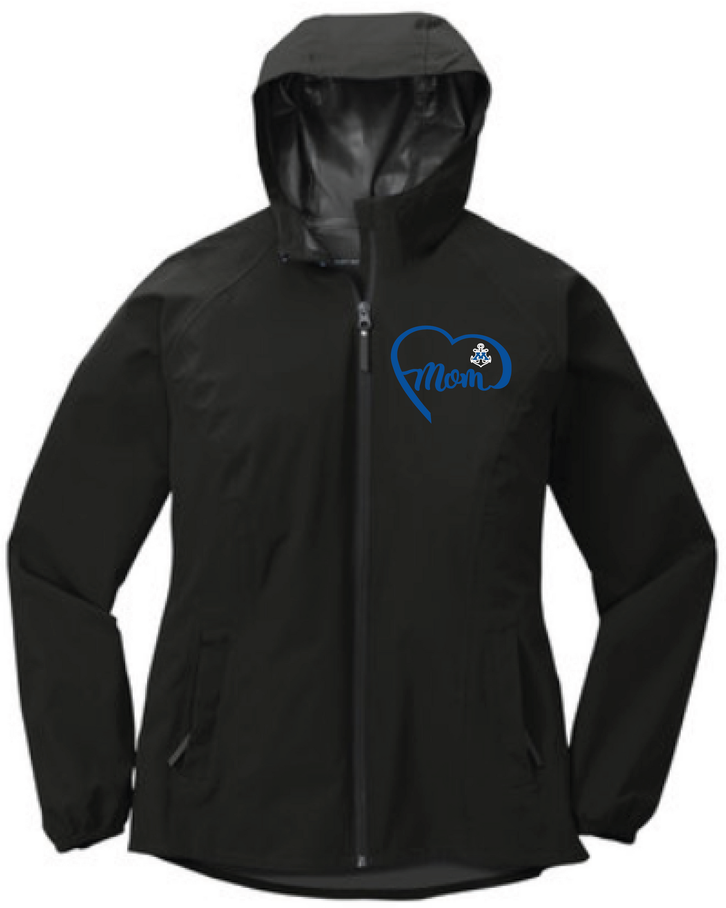 Women's Minnetonka Mom Heart Essential Rain Jacket