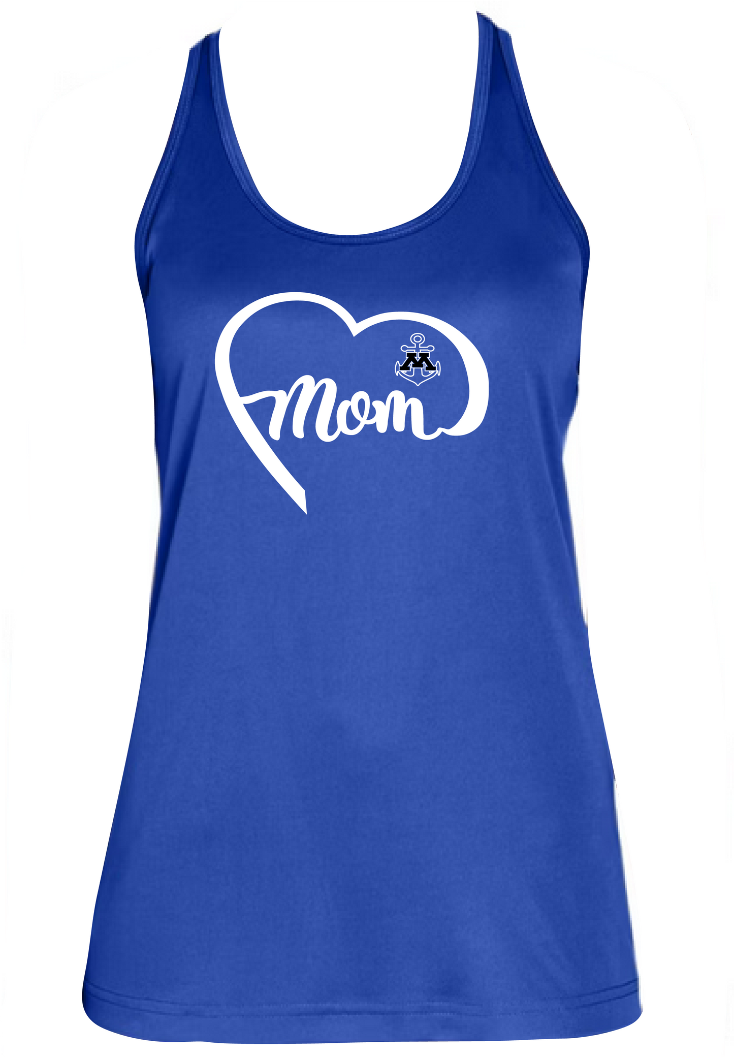 Minnetonka Mom Heart Women's Racerback Performance Tank