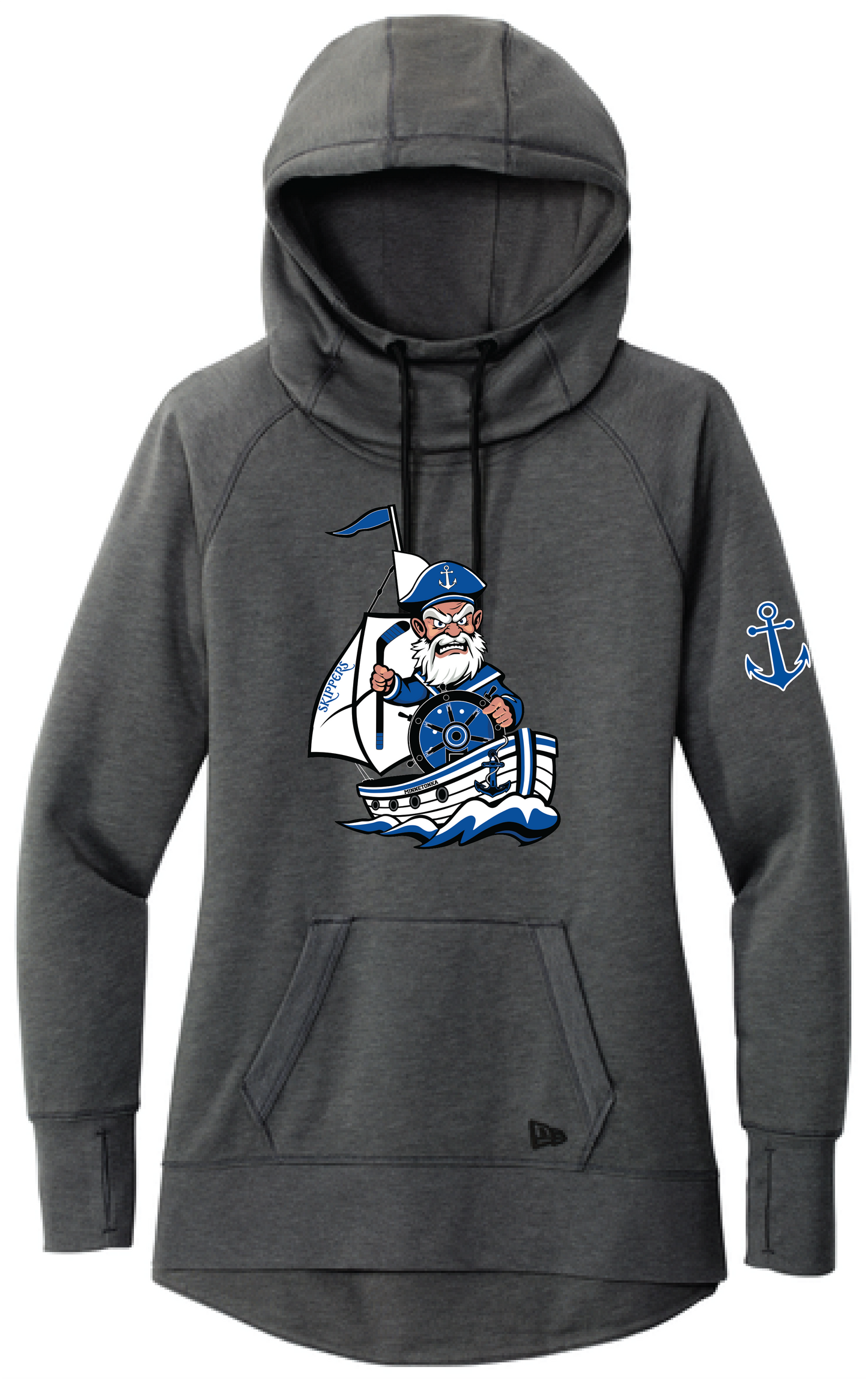 Hockey Women's New Era Mid-Weight Tri-Blend Fleece Pullover Hoodie