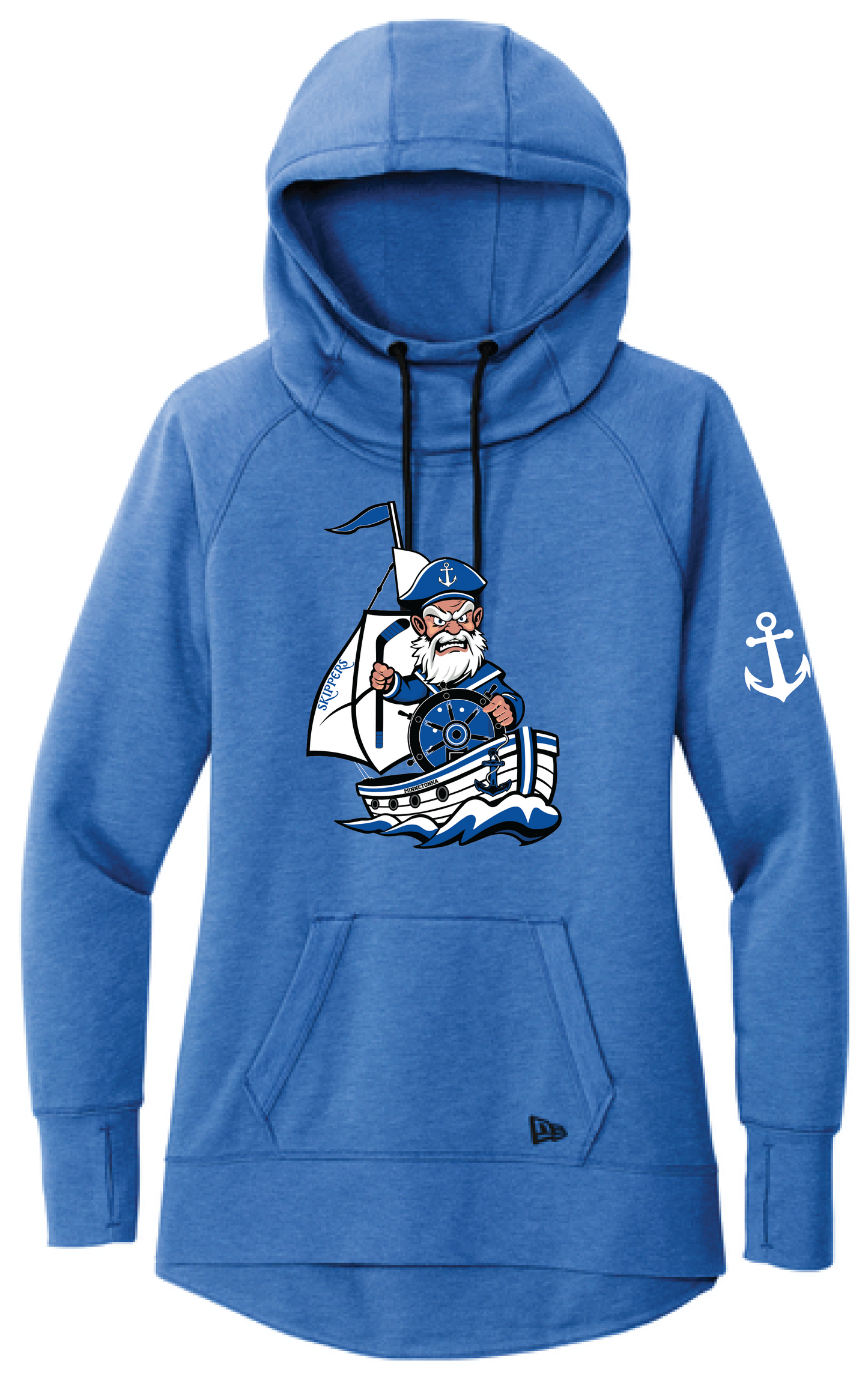 Hockey Women's New Era Mid-Weight Tri-Blend Fleece Pullover Hoodie