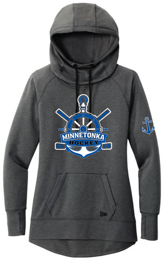 Hockey Women's New Era Mid-Weight Tri-Blend Fleece Pullover Hoodie