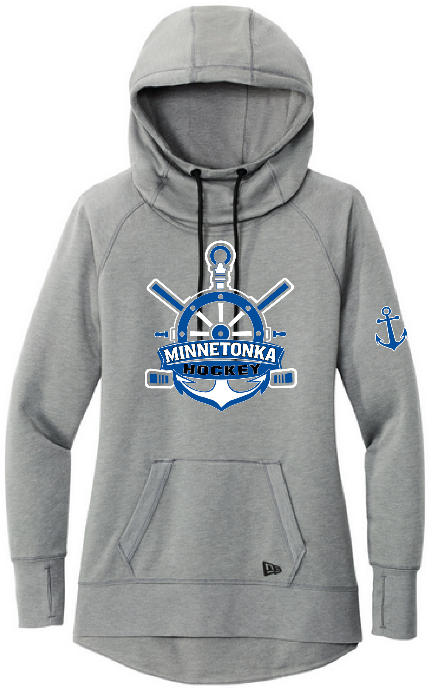 Hockey Women's New Era Mid-Weight Tri-Blend Fleece Pullover Hoodie
