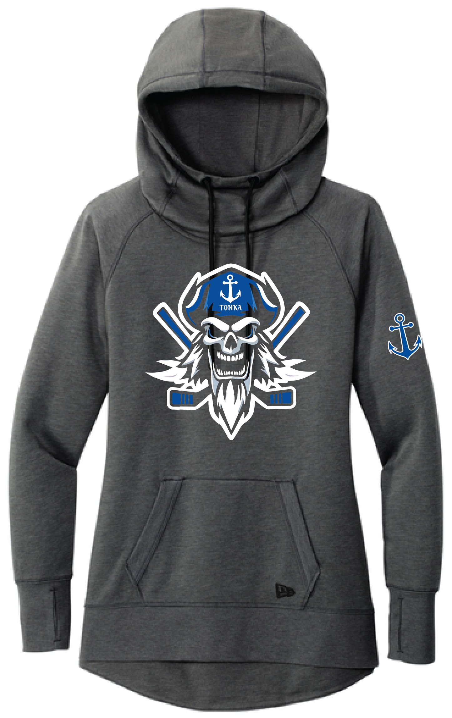 Hockey Women's New Era Mid-Weight Tri-Blend Fleece Pullover Hoodie