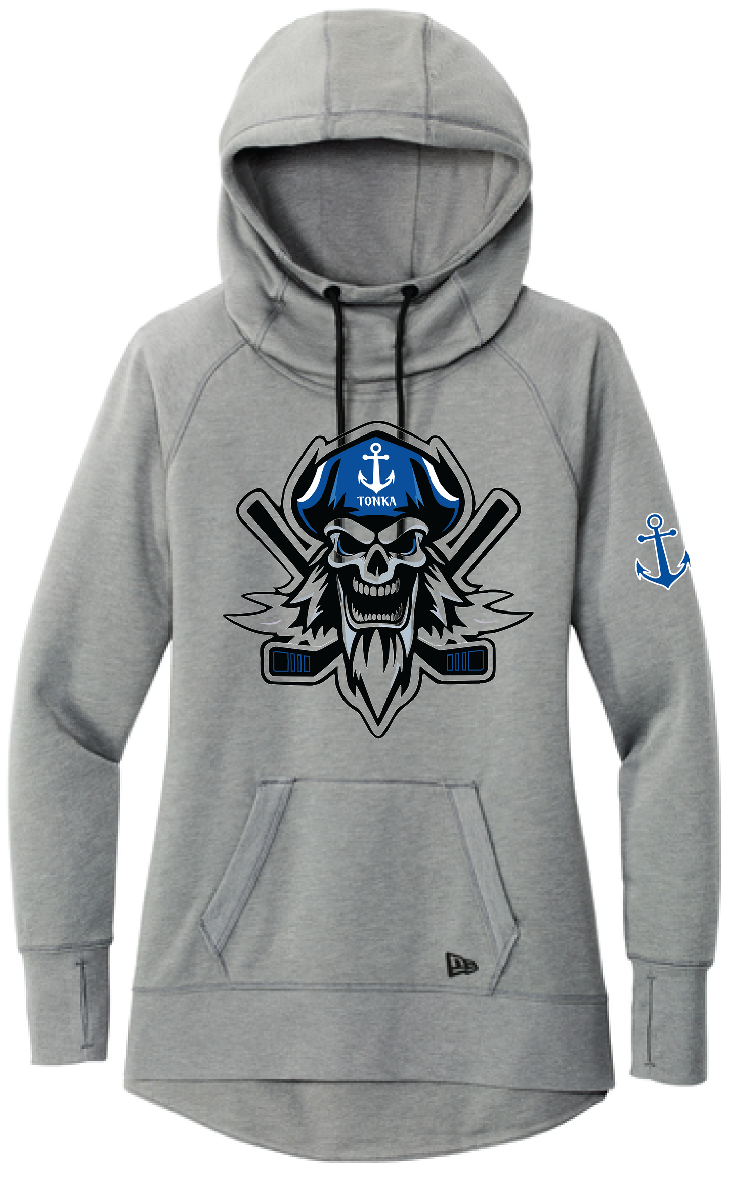 Hockey Women's New Era Mid-Weight Tri-Blend Fleece Pullover Hoodie