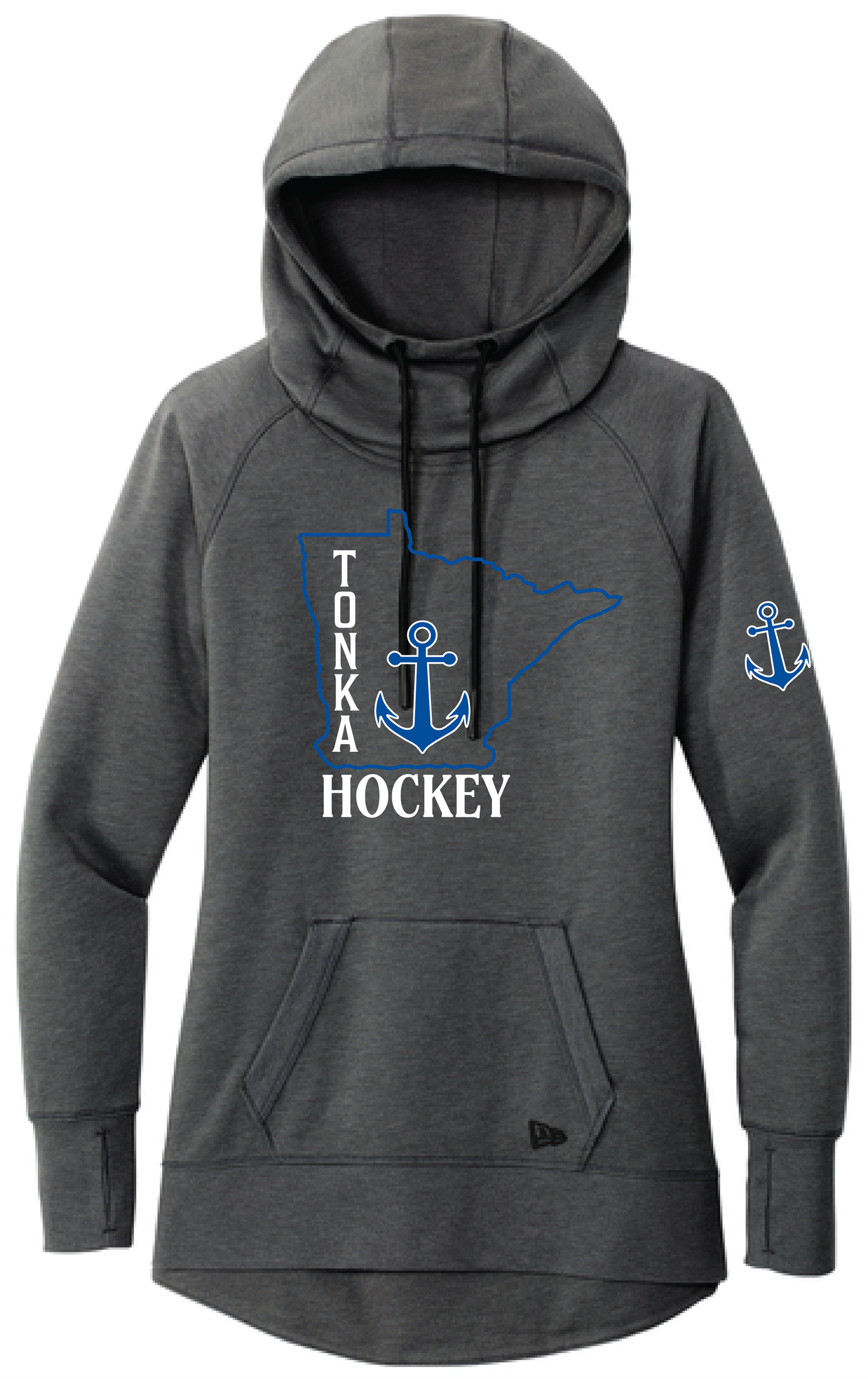 Hockey Women's New Era Mid-Weight Tri-Blend Fleece Pullover Hoodie