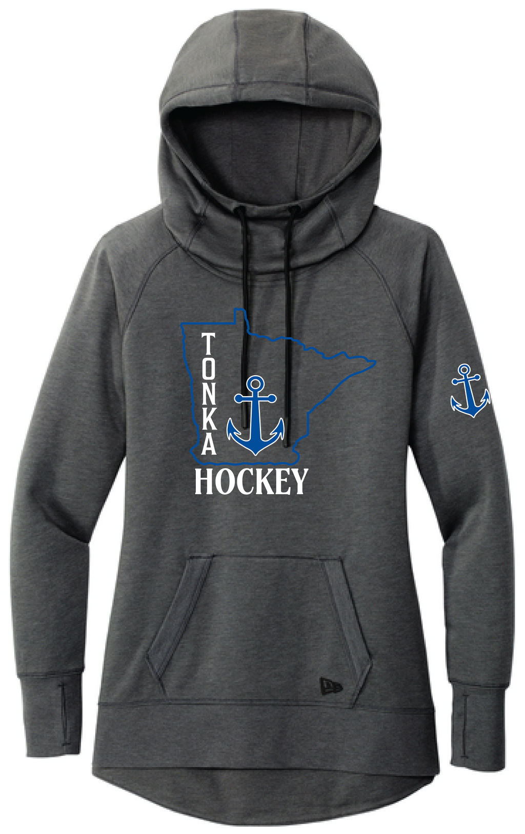 Hockey Women's New Era Mid-Weight Tri-Blend Fleece Pullover Hoodie