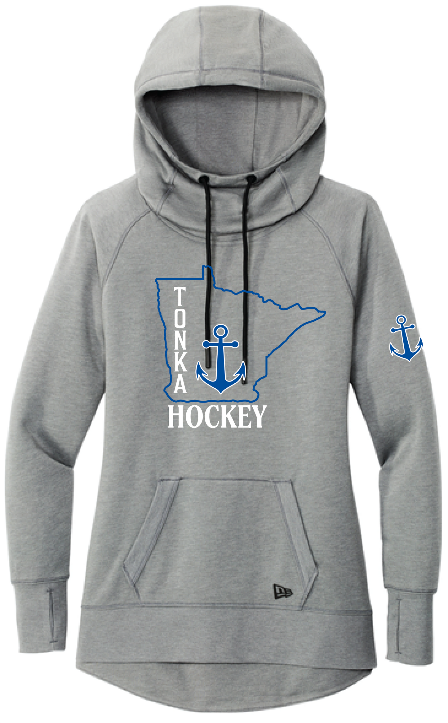 Hockey Women's New Era Mid-Weight Tri-Blend Fleece Pullover Hoodie
