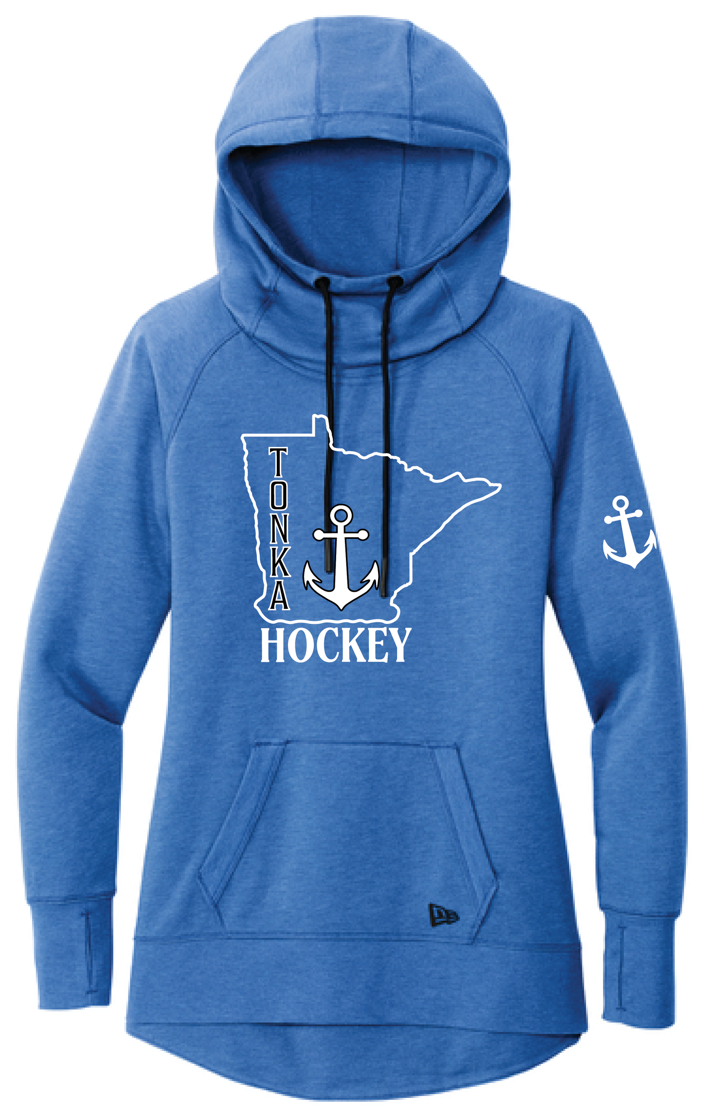 Hockey Women's New Era Mid-Weight Tri-Blend Fleece Pullover Hoodie