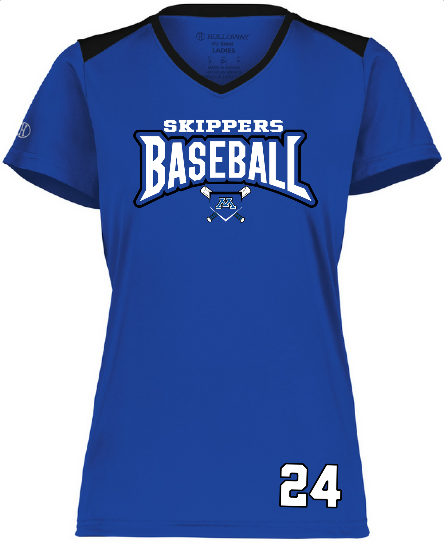 Baseball Women's Color-Block Performance Tee