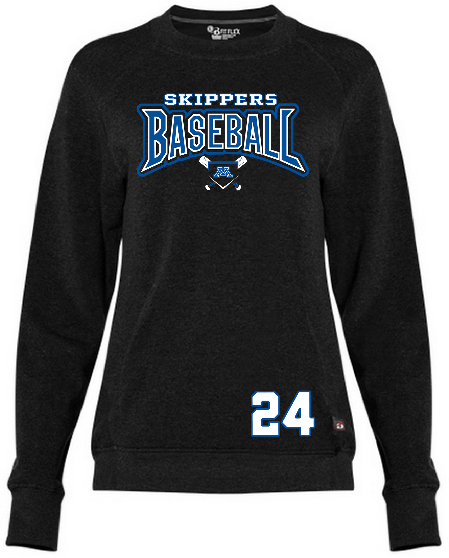 Baseball Women's Heathered Crewneck Sweatshirt