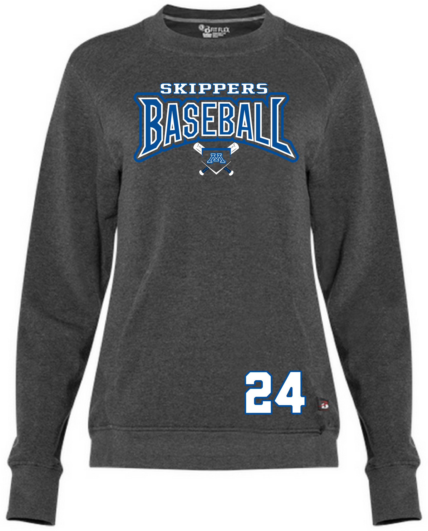 Baseball Women's Heathered Crewneck Sweatshirt