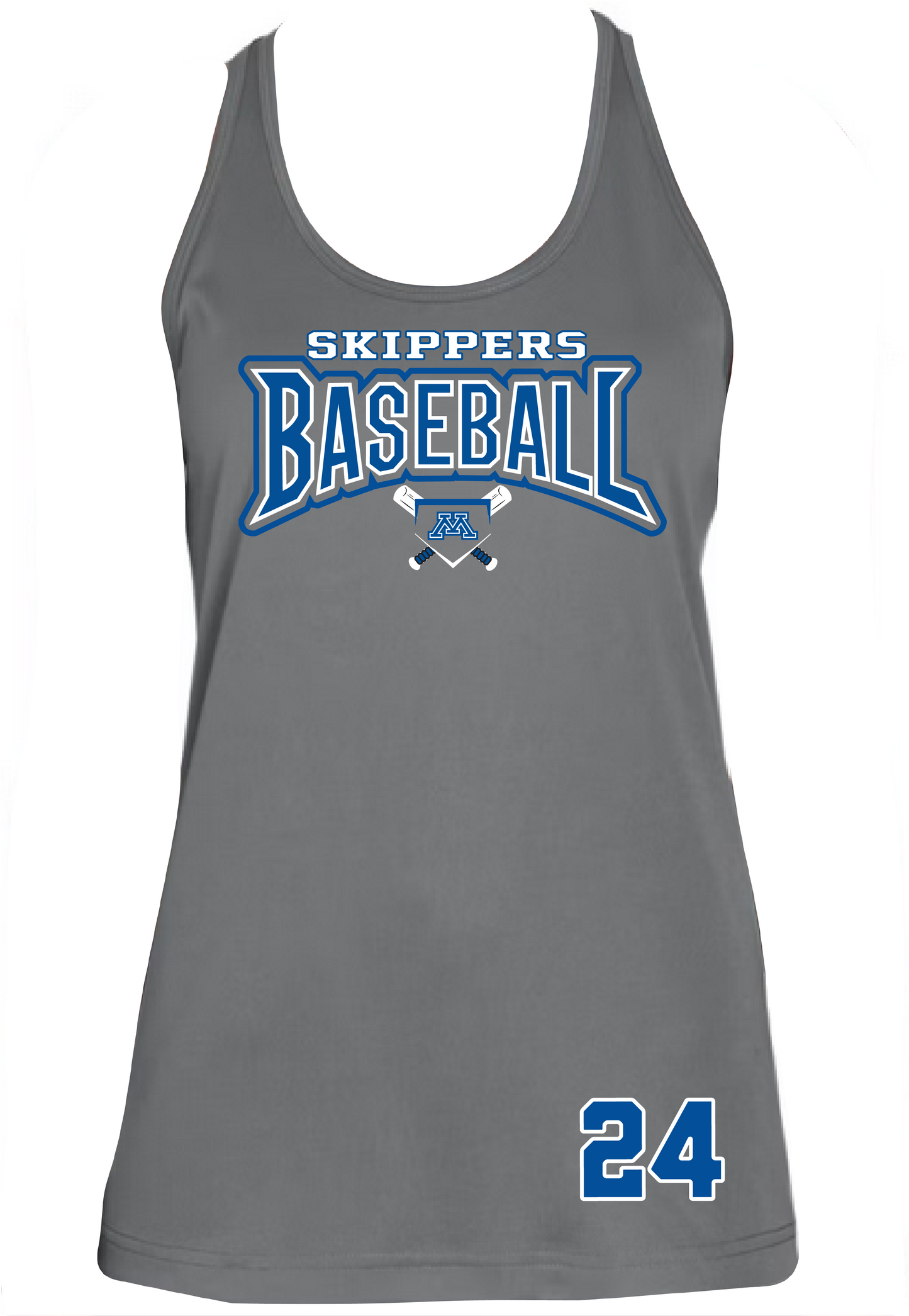 Baseball Women's Racerback Performance Tank