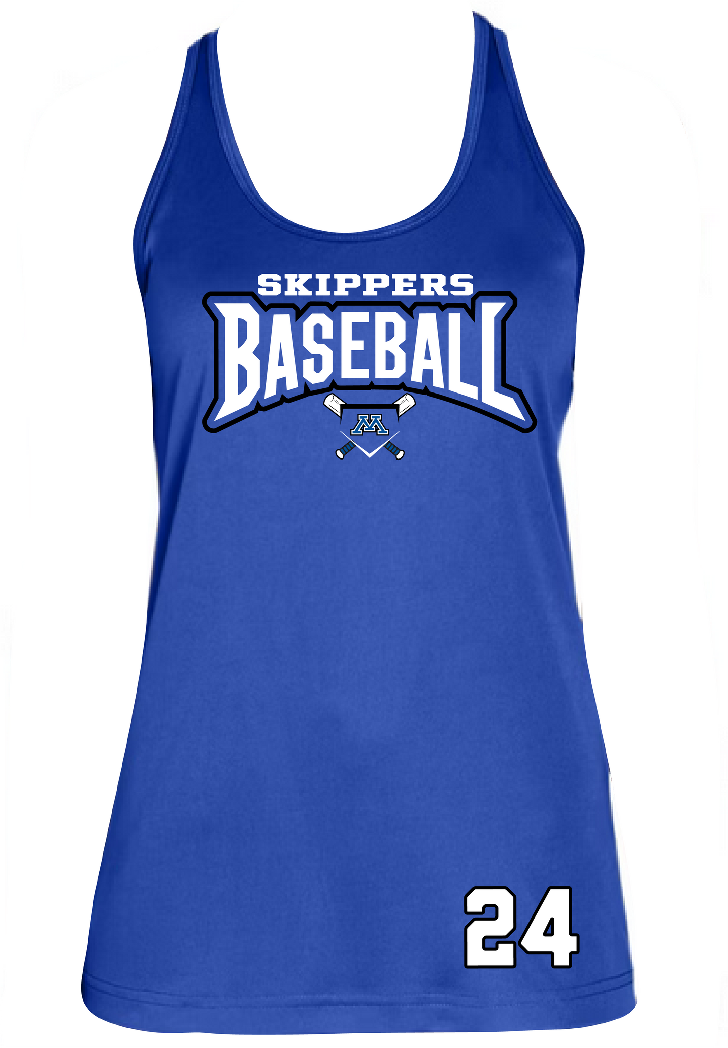 Baseball Women's Racerback Performance Tank