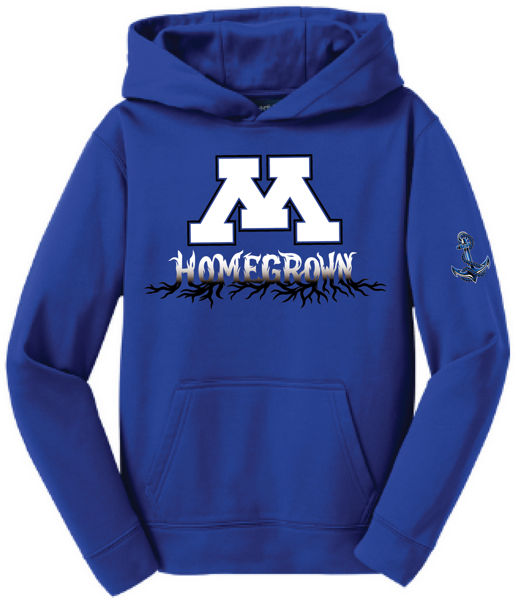 TFA Youth Sport-Wick Fleece Hoodie