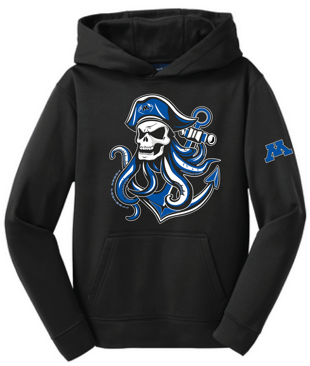 TFA Youth Sport-Wick Fleece Hoodie