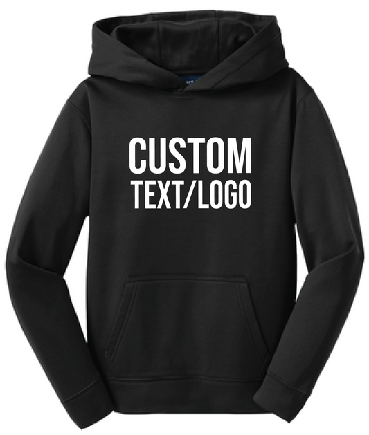 Custom Youth Sport-Wick Fleece Hoodie