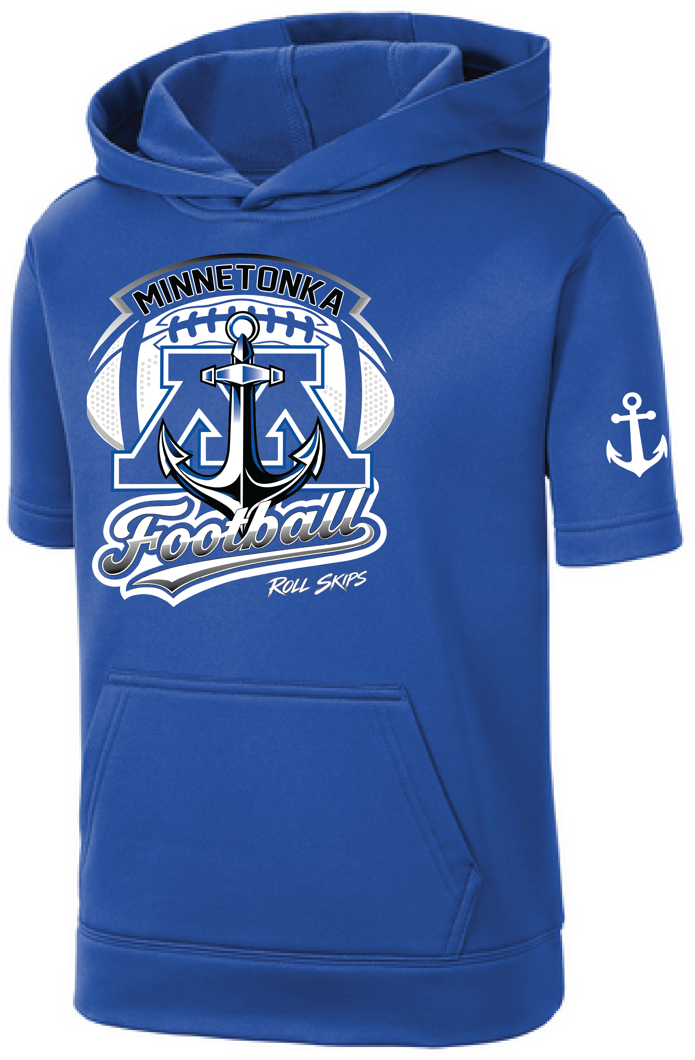 TFA Youth Fleece Short Sleeve Hooded Pullover