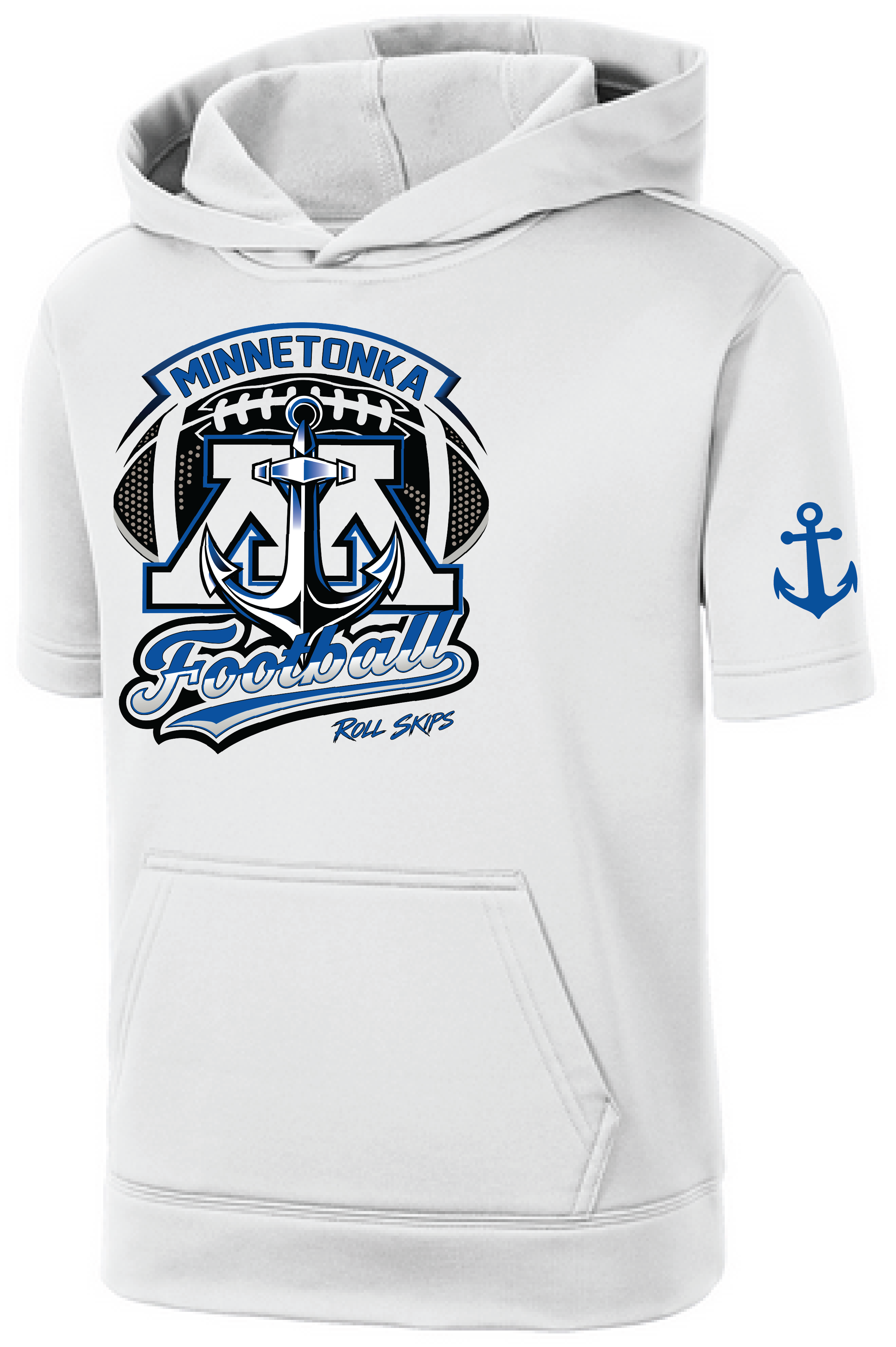 TFA Youth Fleece Short Sleeve Hooded Pullover